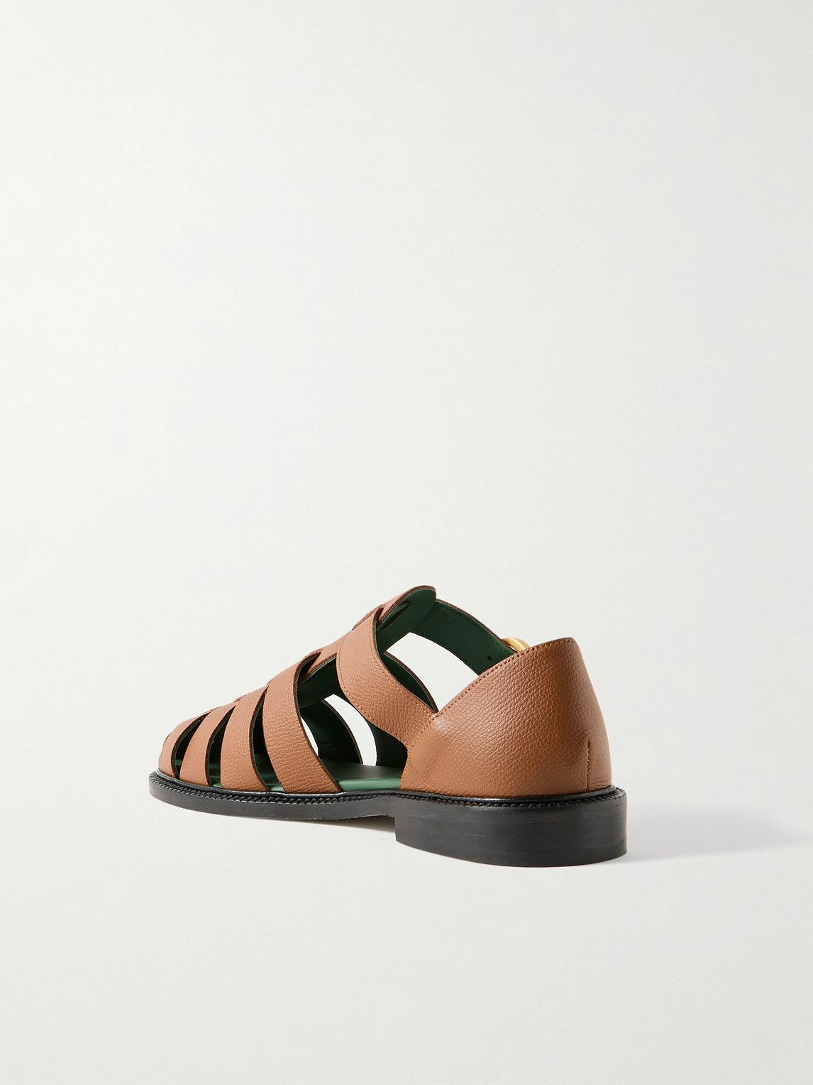VINNY's - Full-Grain Leather Sandals - Brown