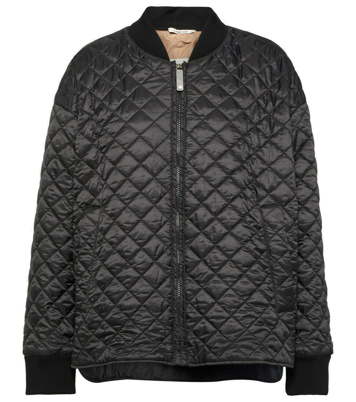 【MAX MARA】''ANJA'' GREY BOMBER Max Mara Leisure Imelde satin bomber jacket Max Mara