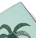 Loewe - Ken Price Printed Leather Billfold Wallet - Blue