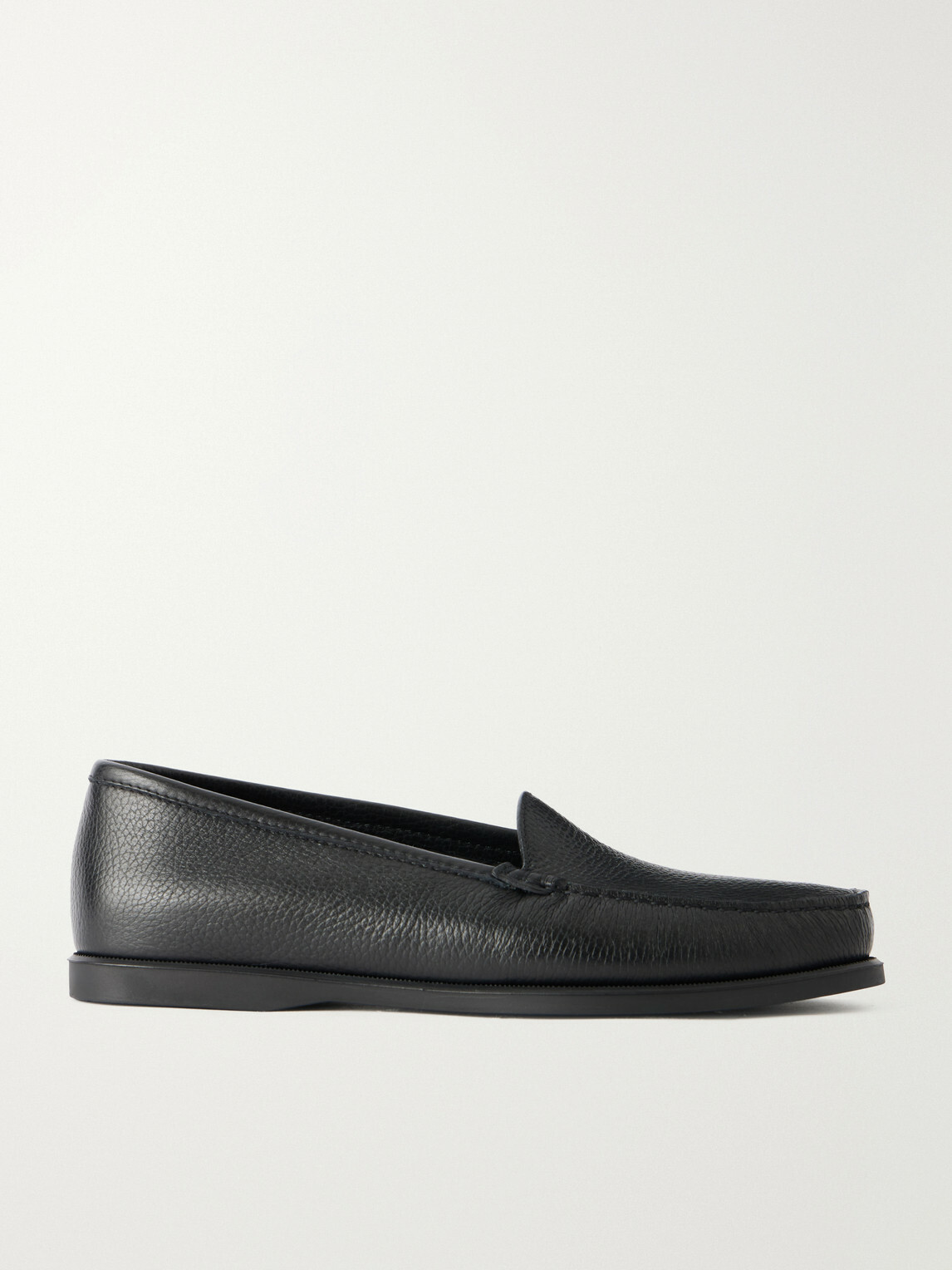 MORJAS - The Venetian Full-Grain Leather Loafers - Black