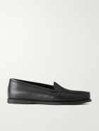 MORJAS - The Venetian Full-Grain Leather Loafers - Black