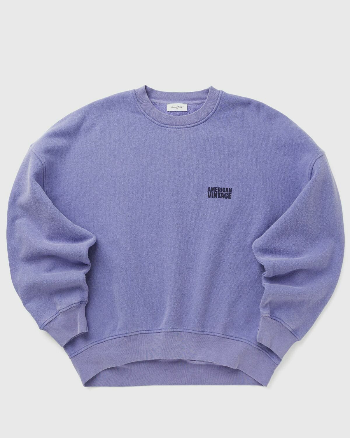 American Vintage PLIZZY Purple Womens Sweatshirt