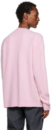 Dries Van Noten Pink Merino Wool Sweater
