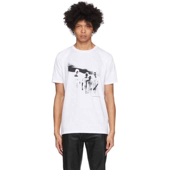 Photo: Eastwood Danso SSENSE Exclusive White and Black Graphic Print T-Shirt