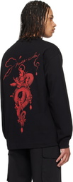 Givenchy Black Regular Long Sleeve T-shirt