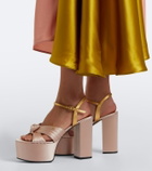 Valentino Garavani Crasher satin platform sandals