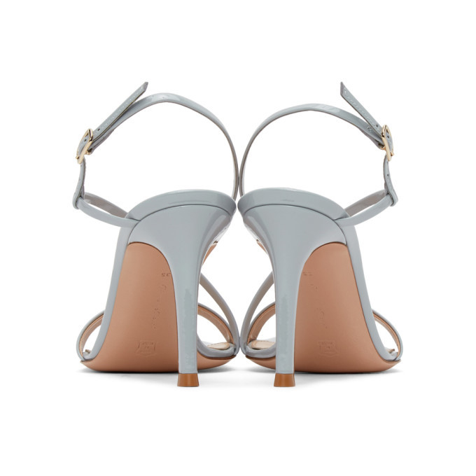 シューズ・サンダルその他 GIANVITO ROSSI Woman Heeled sandals Grey G1132055PLEGSV FUNE Gianvito Rossi Juno 110mm Metallic Sandals | Grey | FARFETCH JO