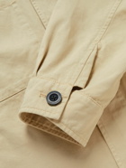 Mr P. - Garment-Dyed Cotton Overshirt - Neutrals