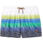 Missoni - Mid-Length Printed Swim Shorts - Men - White