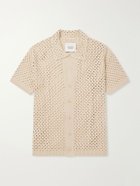Frescobol Carioca - Pinto Crocheted Cotton Shirt - Neutrals