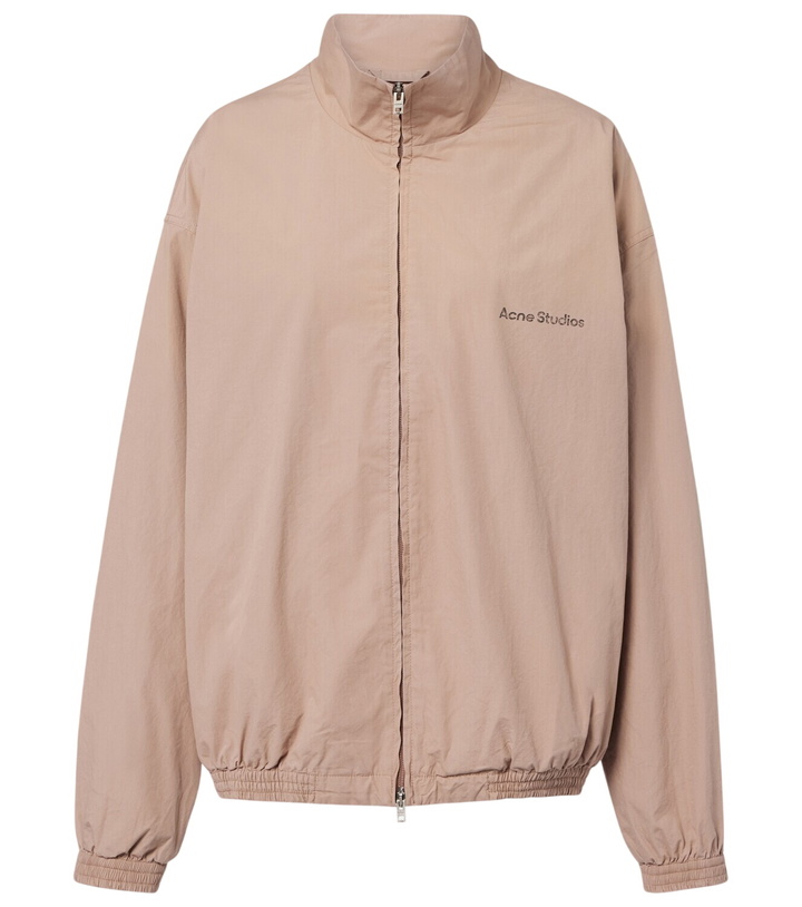 Photo: Acne Studios Logo cotton poplin jacket