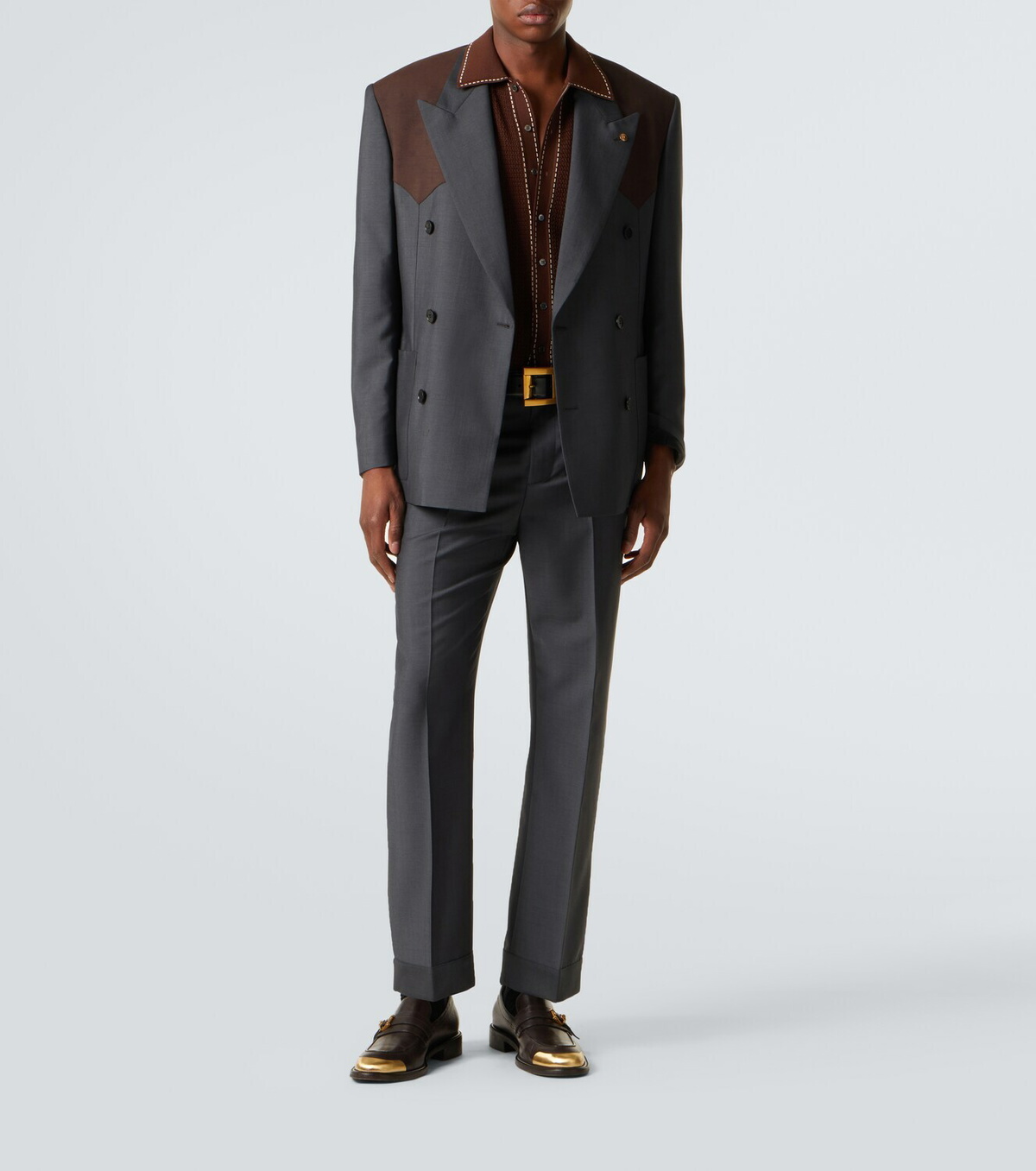 Versace Primo Medusa leather loafers