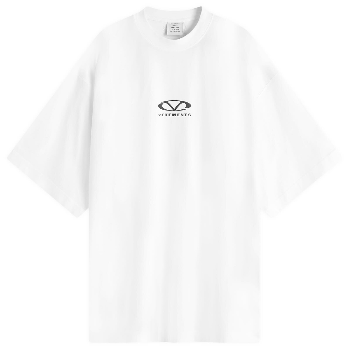 Tシャツ・カットソー VETEMENTS 'Oval Logo' T-shirt VETEMENTS oval Logo T-shirt Vetements