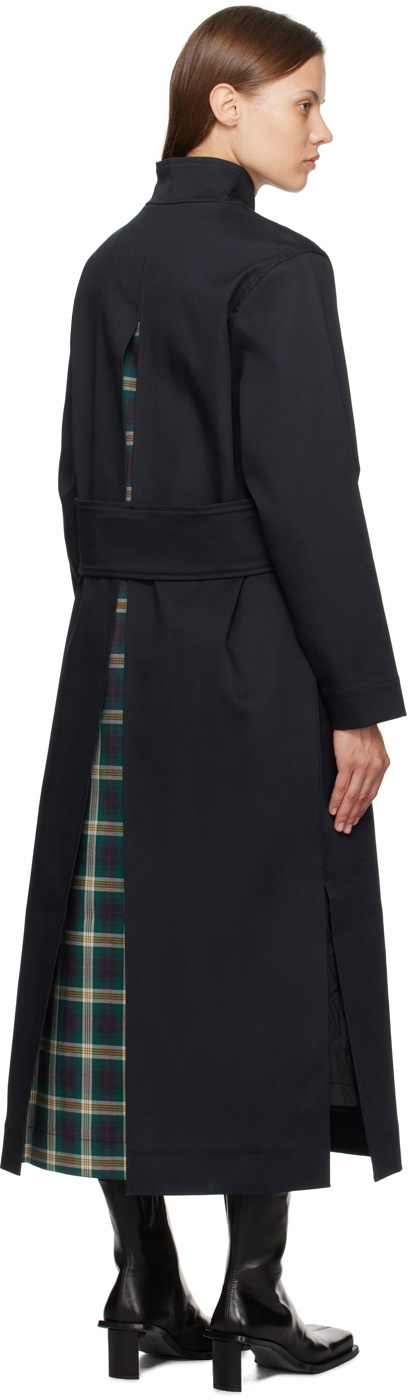 Henrik Vibskov Navy Dawn Coat Henrik Vibskov Henrik Vibskov Navy Dawn Coat Henrik Vibskov