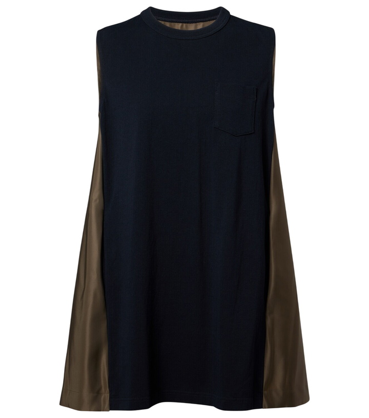 Photo: Sacai Paneled minidress