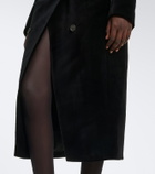 Khaite Rolon cotton double-breasted coat