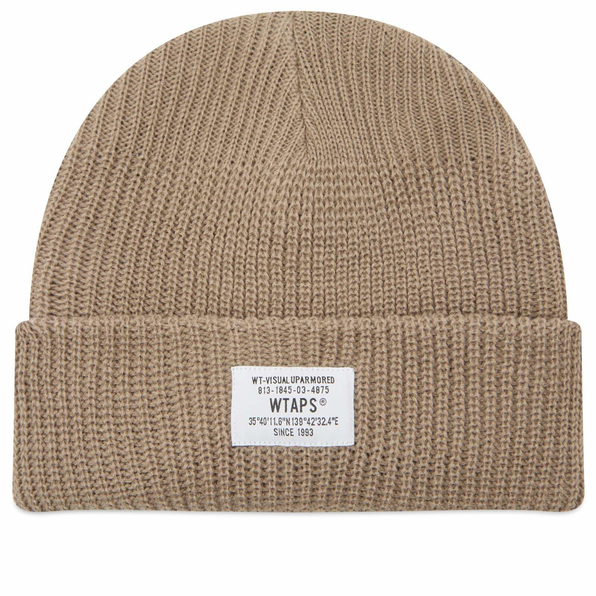 WTAPS Men's 21 Label Beanie in Black WTAPS