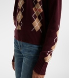 Chloé Argyle wool and cashmere sweater