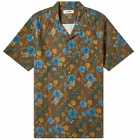 Kestin Men's Crammond Short Sleeve Shirt in Olive Thistle Print