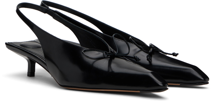 【JACQUEMUS】Les Slingbacks Cubisto 40mm パンプス Jacquemus Les Slingbacks Cubisto 40mm Pumps | Black | FARFETCH