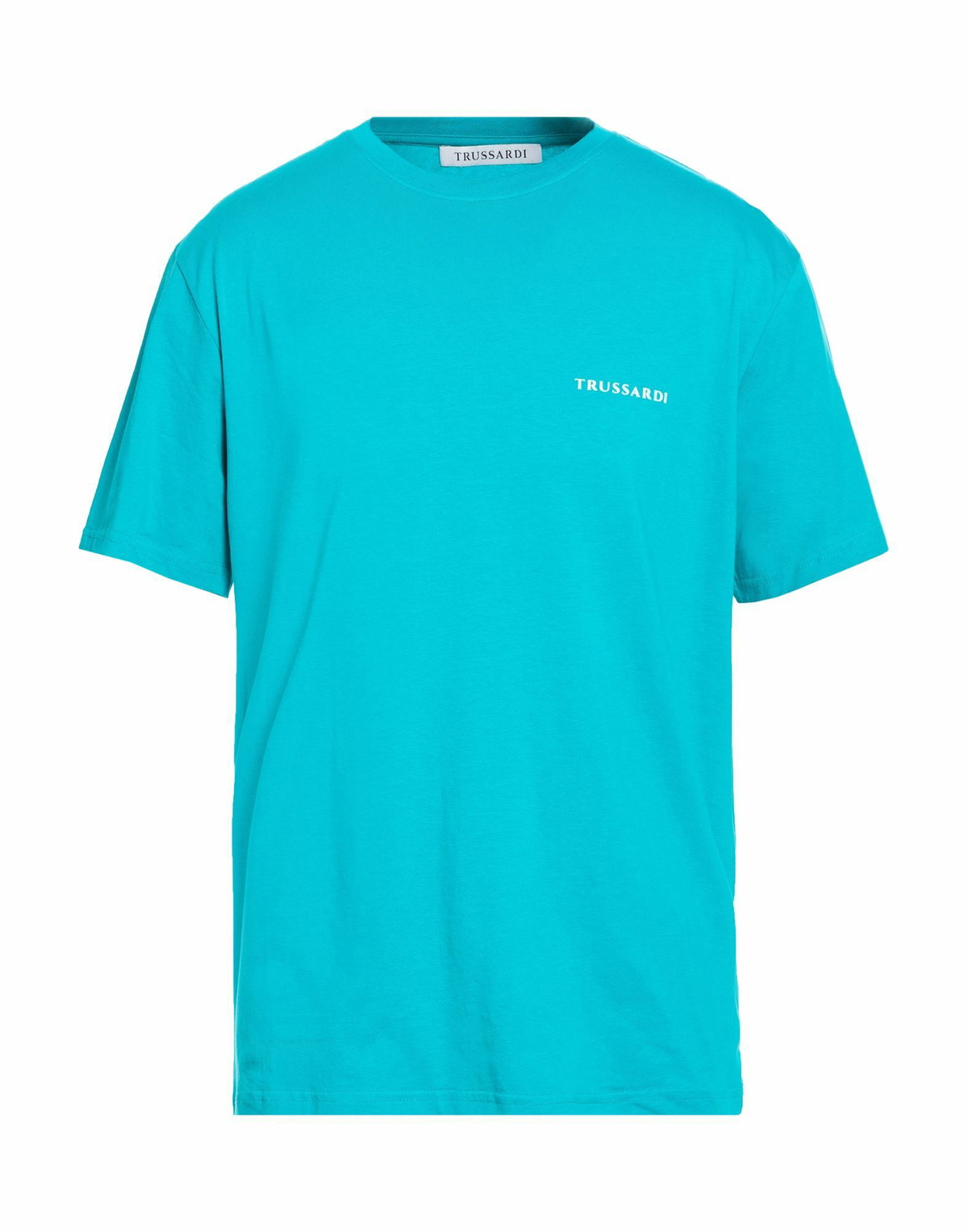 Trussardi Mens T-shirt in Turquoise