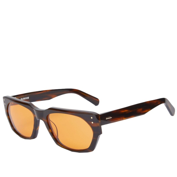 Photo: Sub Sun Men's SUB008 Sunglasses in Wood/Orange