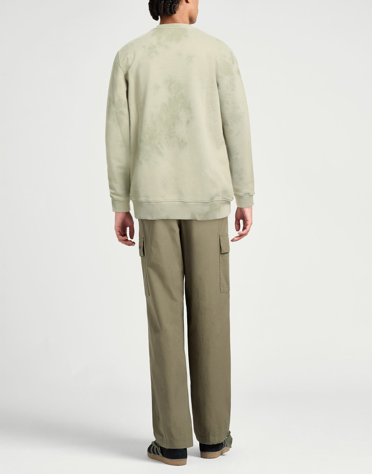 Ea7 Mens Sweatshirt in Sage green