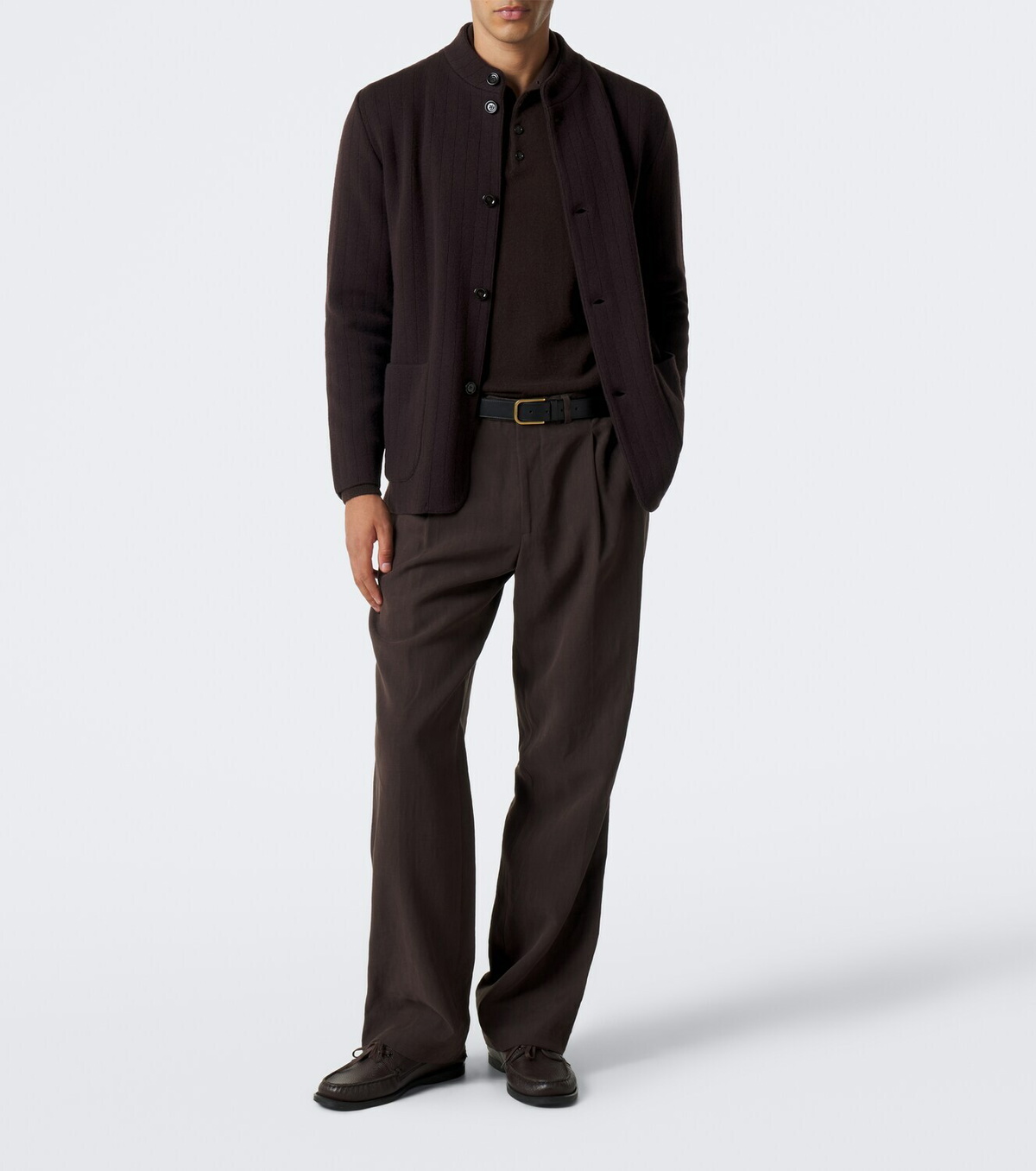 Lardini Knitted wool and cashmere blazer