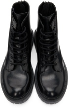 Kenzo Black Pike Lace-Up Boots