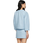 Marc Jacobs Blue 'Pop J Marc' Tweed Jacket