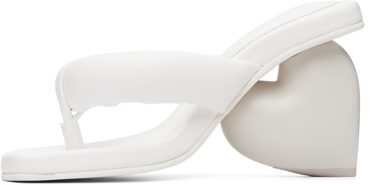 YUME YUME White Love Mule Sandals