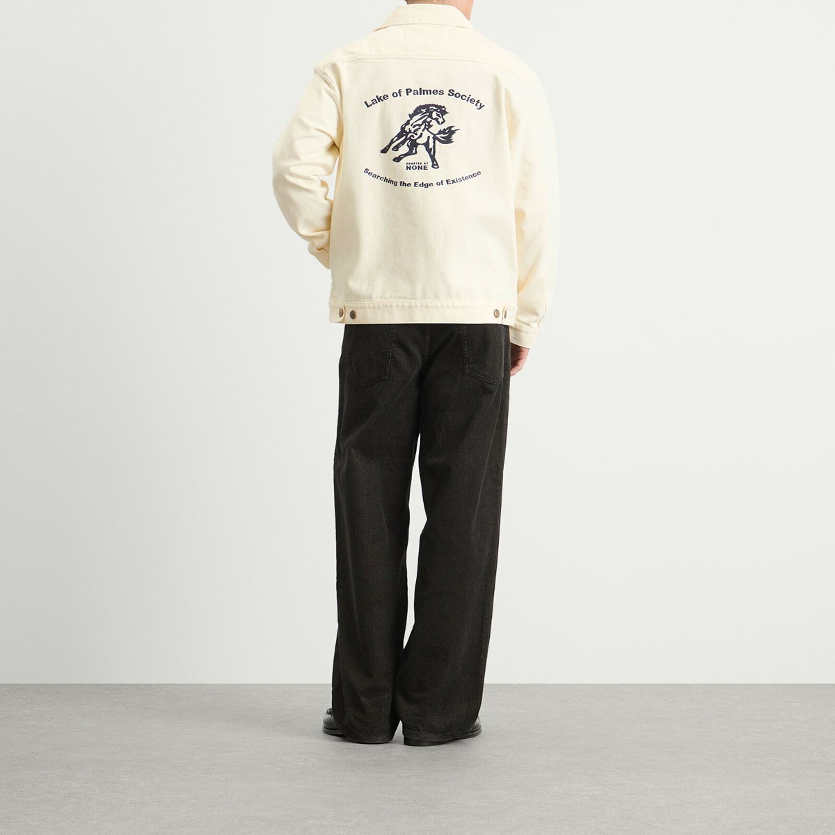 Palmes Men's Lake Zip Jacket in Off-White