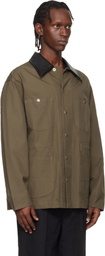 Toga Virilis Khaki Canvas Jacket