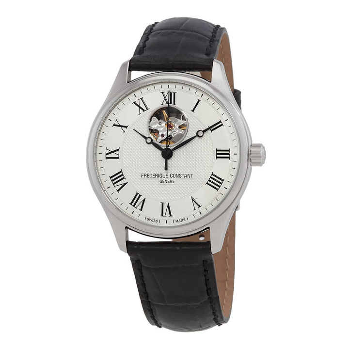 Photo: Frederique Constant Classics Heart Beat Automatic Silver Dial Mens Watch FC-310MC5B6