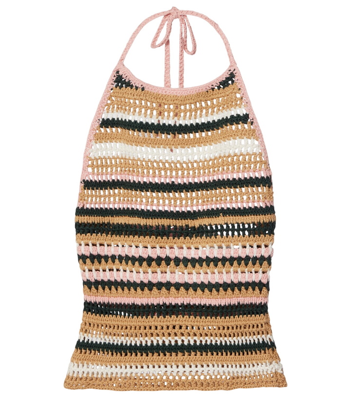 Photo: The Upside Crochet halterneck cotton top