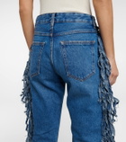 Alanui - High-rise fringed jeans