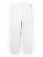 Orlebar Brown - Sedgwick Straight-Leg Stretch-Cotton Poplin Trousers - Gray