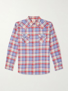 Fortela - Josh Checked Cotton Shirt - Red