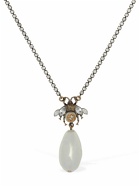 GUCCI - Bee Motif Crystal Charm Necklace
