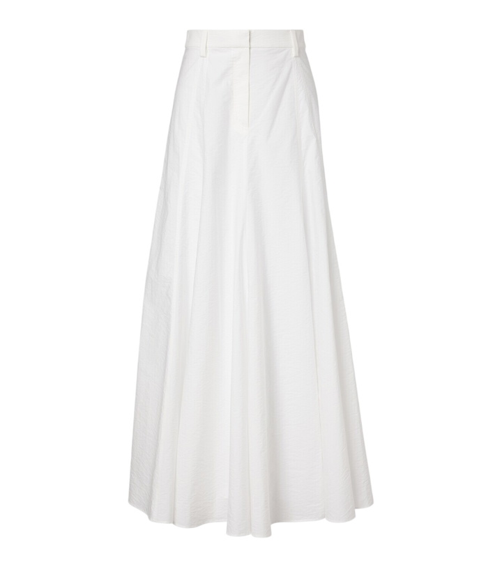 Photo: Brunello Cucinelli Cotton-blend maxi skirt
