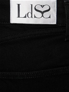 LUDOVIC DE SAINT SERNIN - Lace-up Cotton Denim Slim Fit Jeans