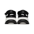MM6 Maison Margiela Black Multi Strap Sandals