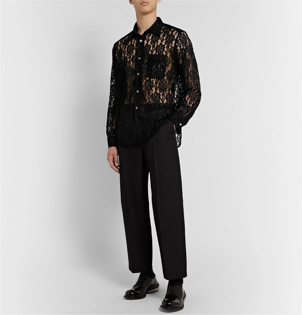Our Legacy - Policy Lace Shirt - Black Our Legacy