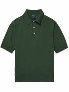 Drake's - Linen and Cotton-Blend Polo Shirt - Green