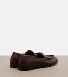 Bottega Veneta Silenzio Intrecciato leather loafers