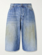424 - Wide-Leg Lightweight Denim Short - Blue