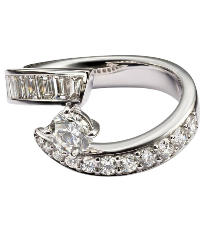 Photo: Bucherer Fine Jewellery Inner Fire 18kt white gold ring with diamonds
