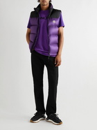 Moncler - Logo-Flocked Cotton-Jersey T-Shirt - Purple