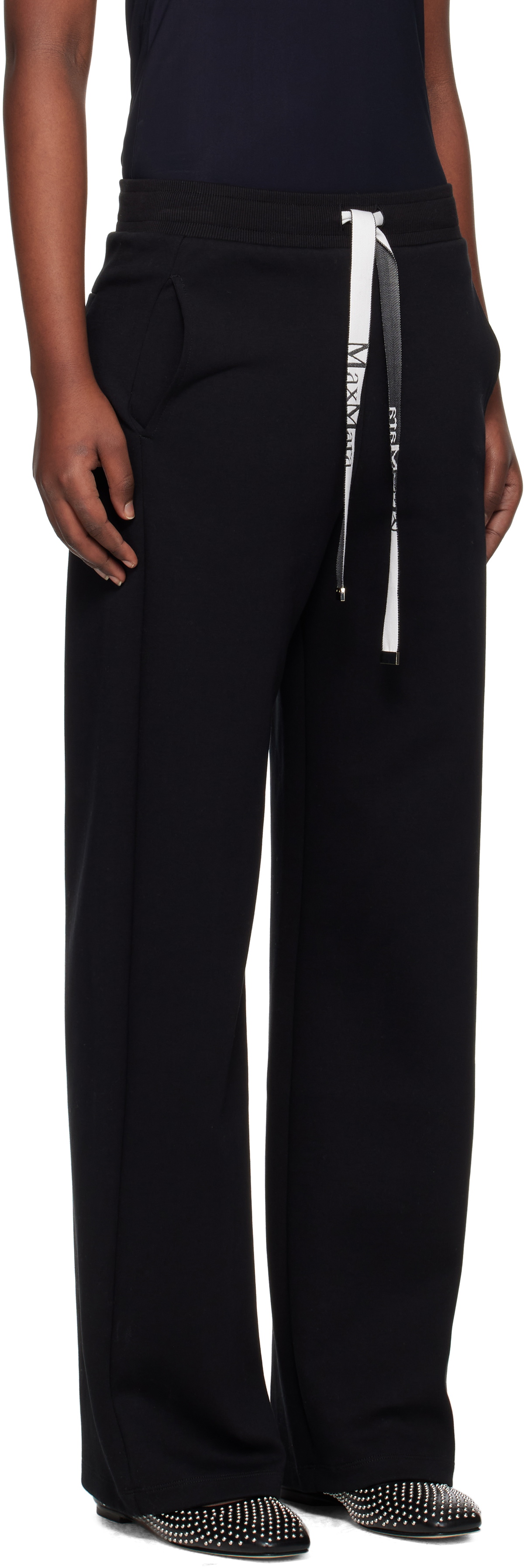 Max Mara Black Bali Lounge Pants
