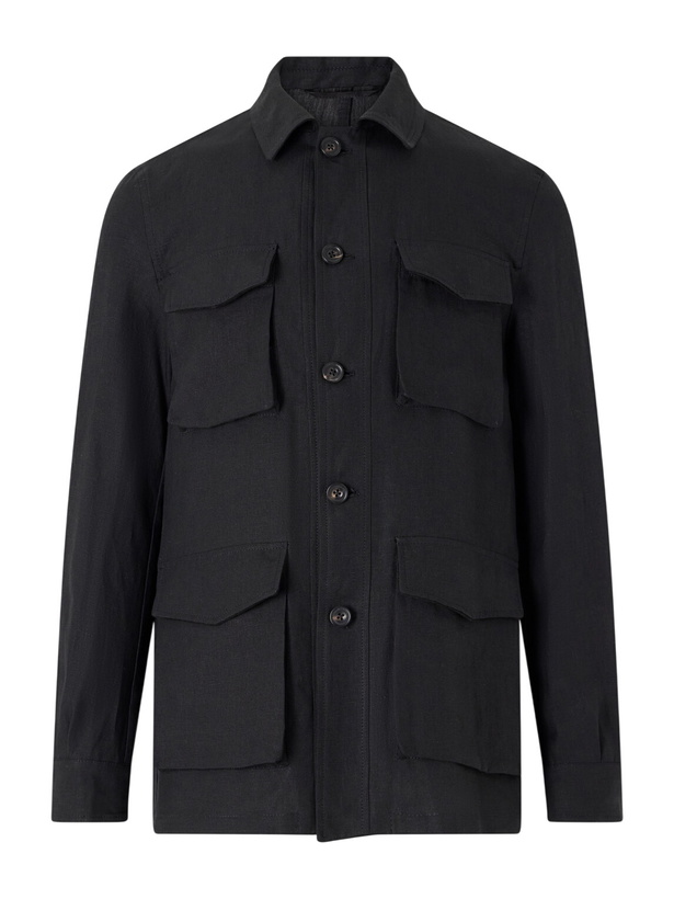Photo: J. Mueser - Safari Linen Jacket - Black